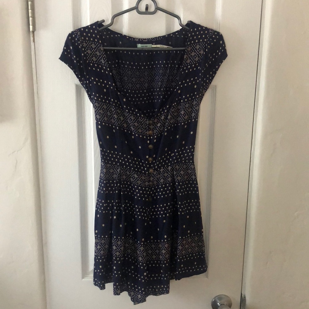 Urban Outfitters Button Down Mini Romper
